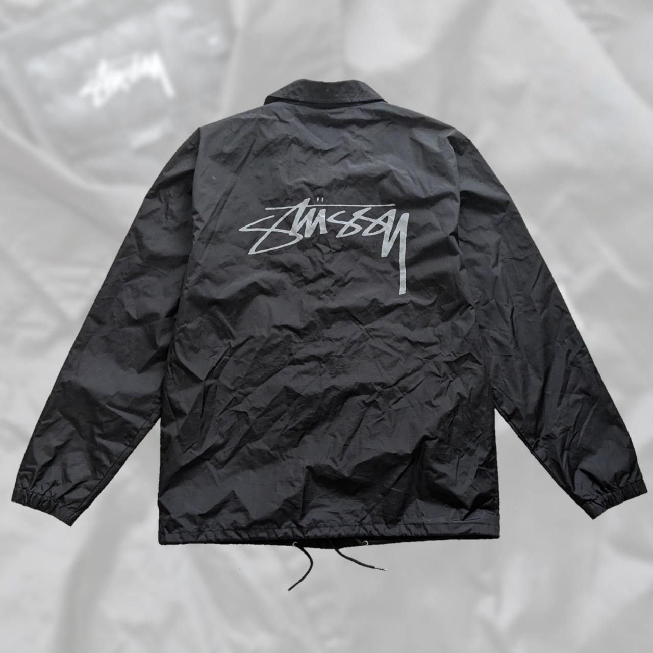 👕 Stüssy techwear jacket 📏 Size M - jet black | Depop