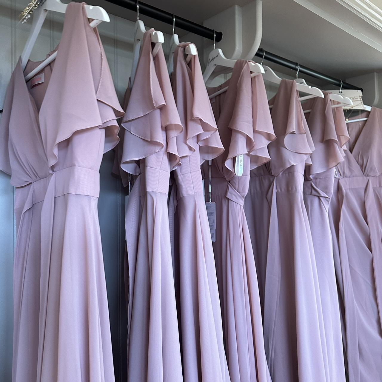 Jjshouse pink 2024 bridesmaid dresses