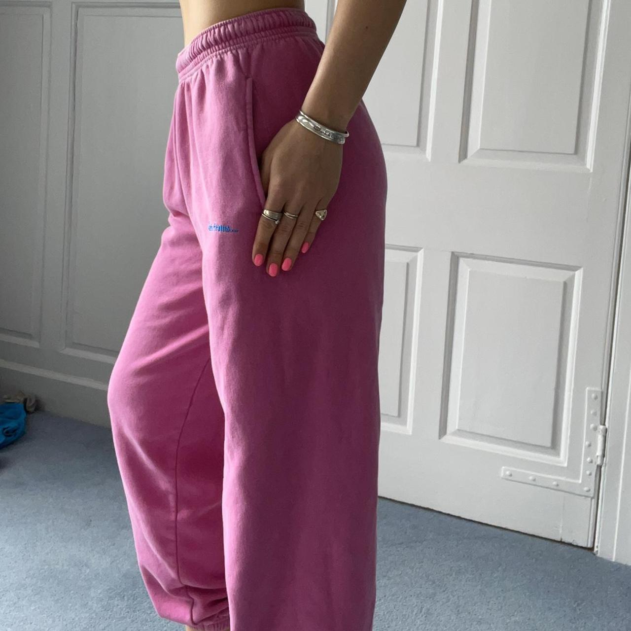 Urban Outfitters Women's Pink Joggerstracksuits Depop