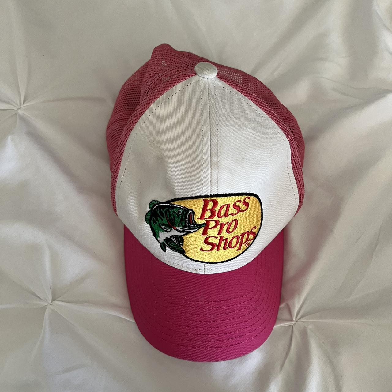Pink Bass Pro Shop hat Depop