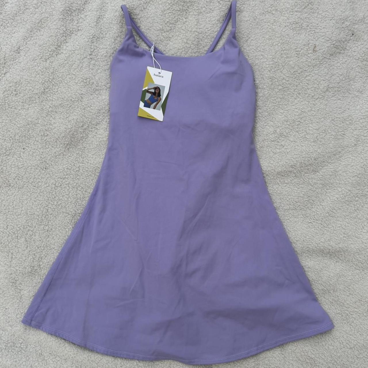 BRAND NEW Halara tennis dress with shorts & pockets... Depop