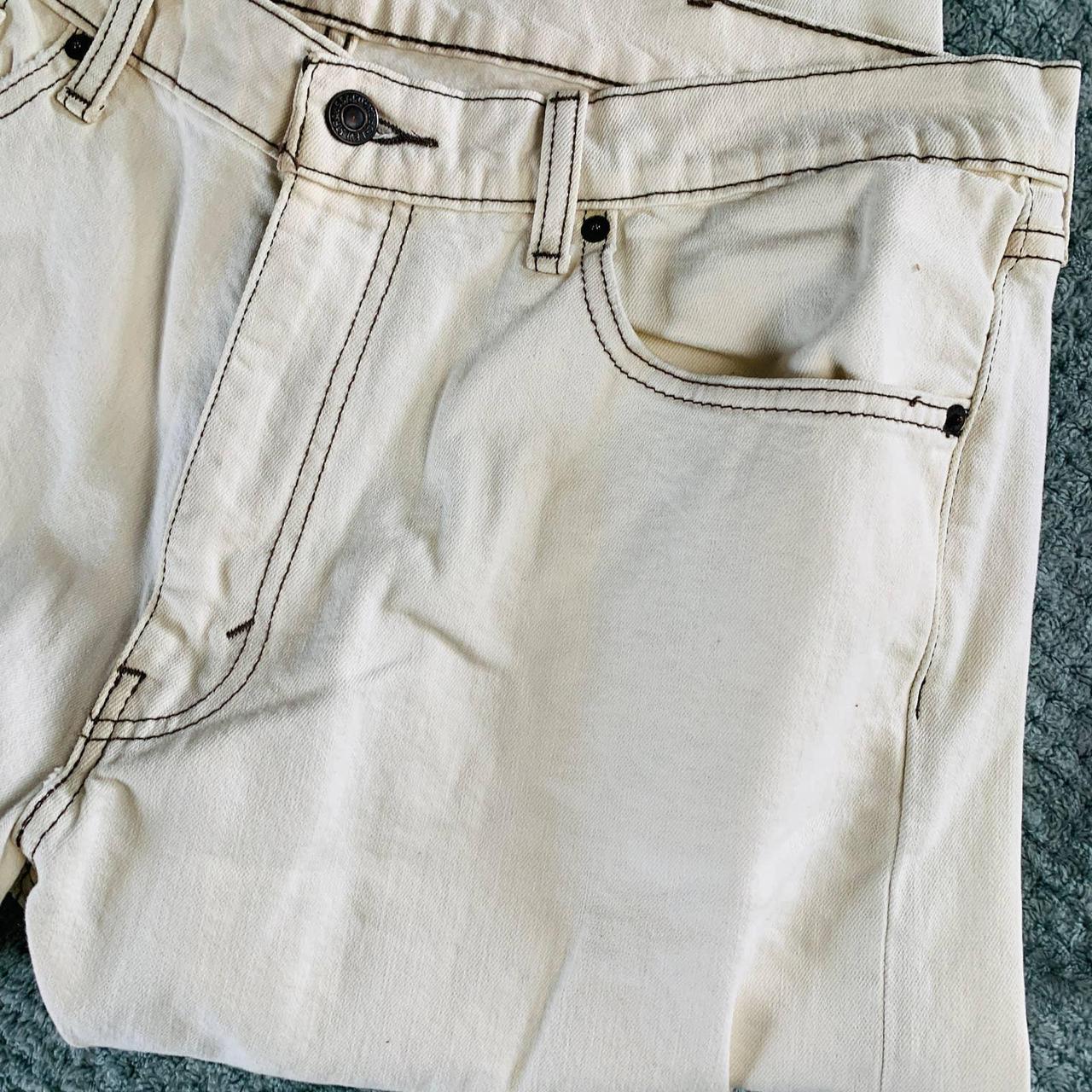 Levi's Men's White Jeans | Depop