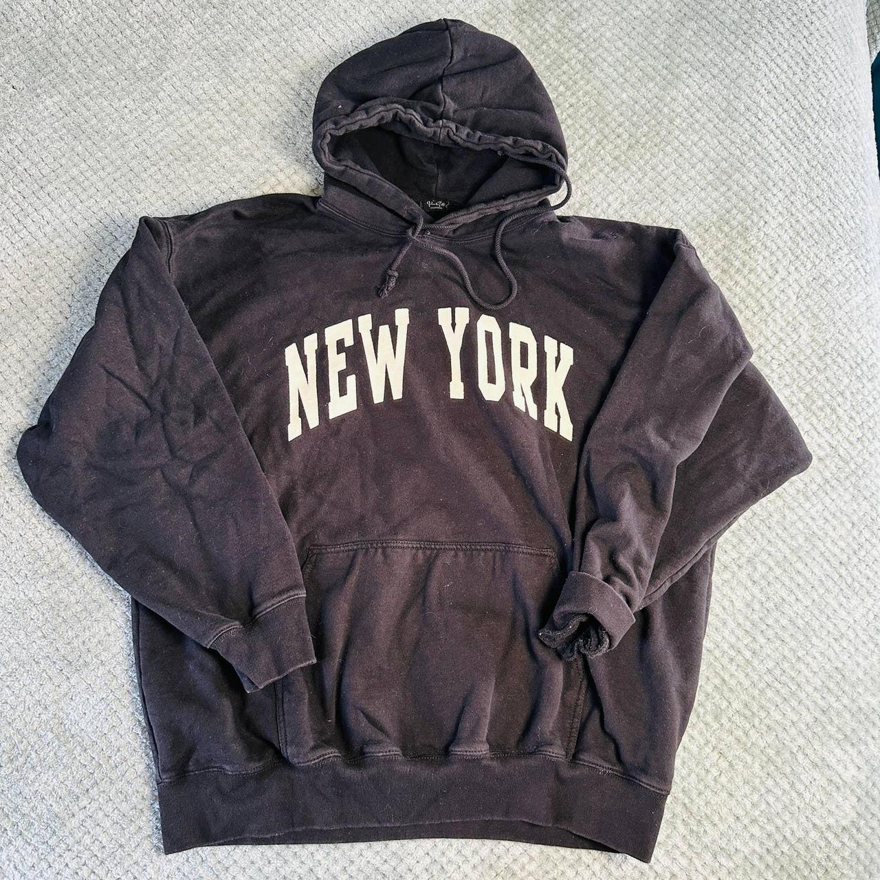 Womens Black New York Hoodie Black, John Galt Hoodies & Sweatshirts