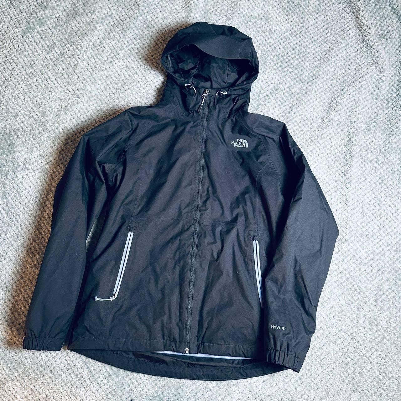 The North Face Hyvent Hooded Ski Jacket Black Size Small