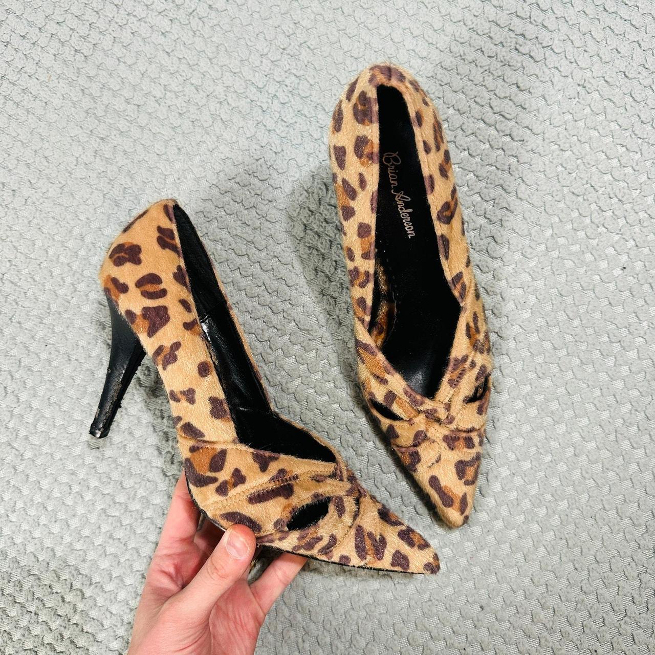 Cheetah kitten heels best sale