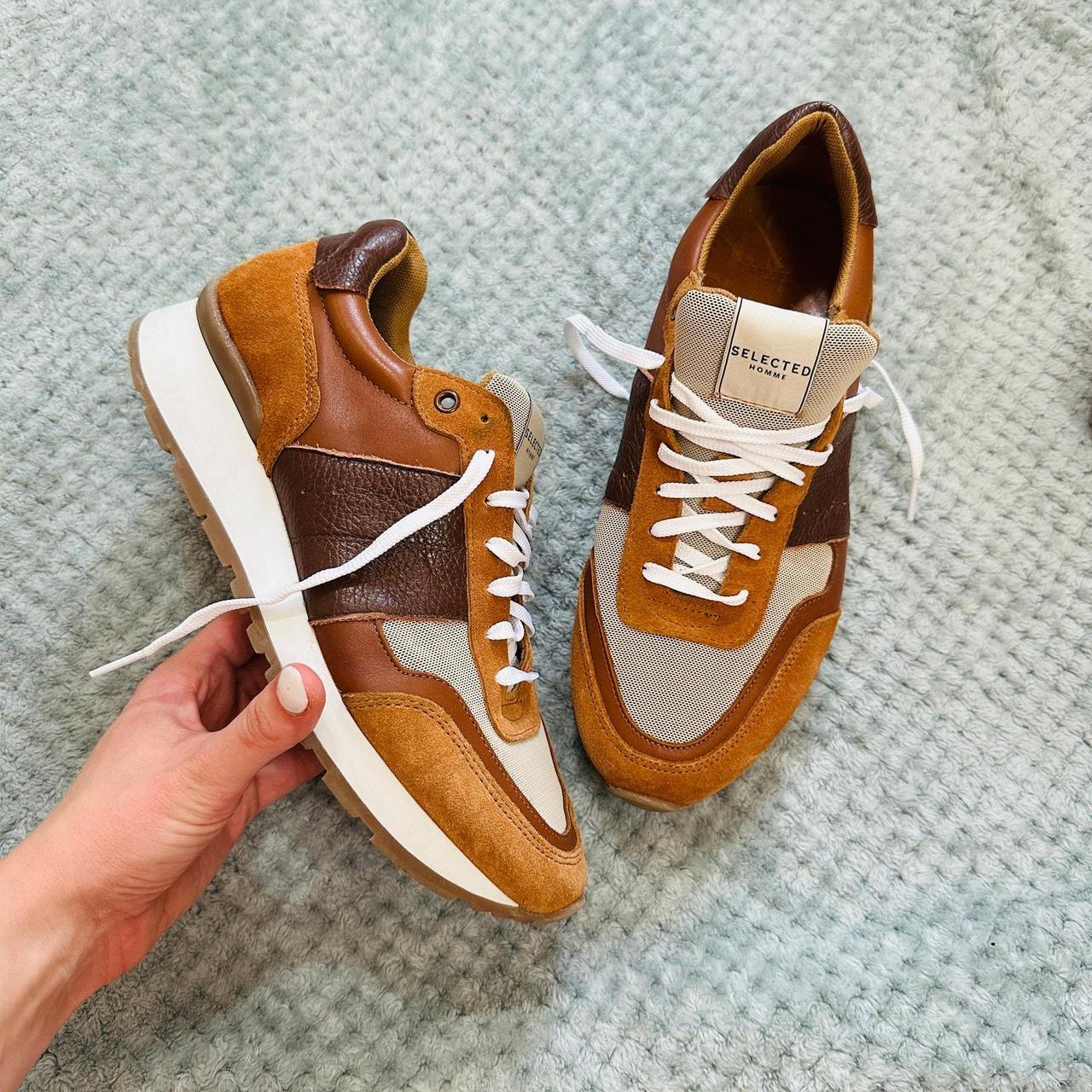 Source Unknown Men's Oxfords - Brown/White - US 8… - image 1