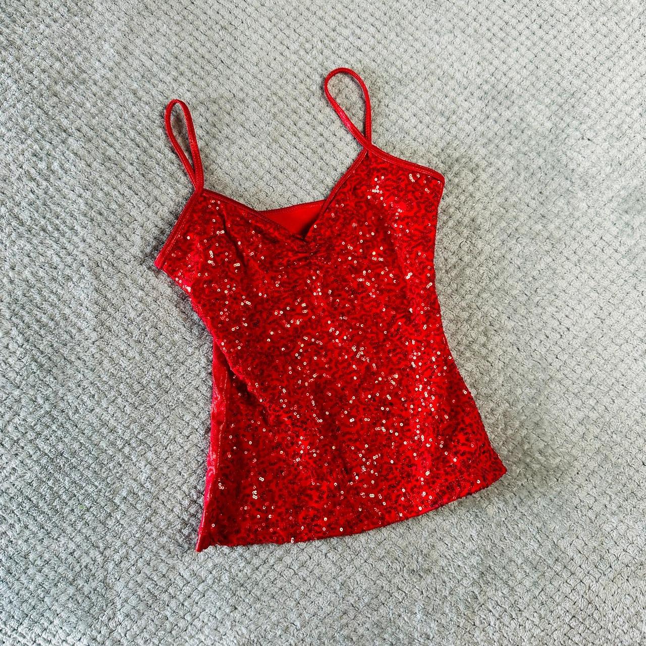 Source Unknown Women's Blouse - Red - S – vintage… - image 1