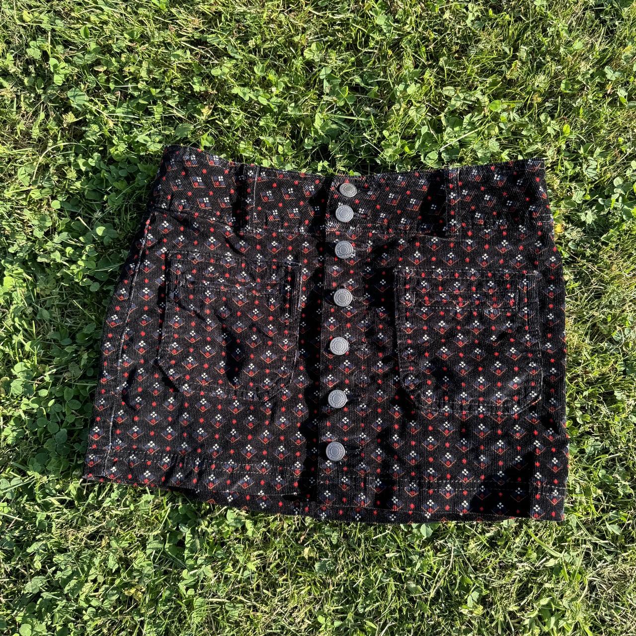 FREE PEOPLE PRINTED JOANIE CORD SKIRT Retails for. Depop