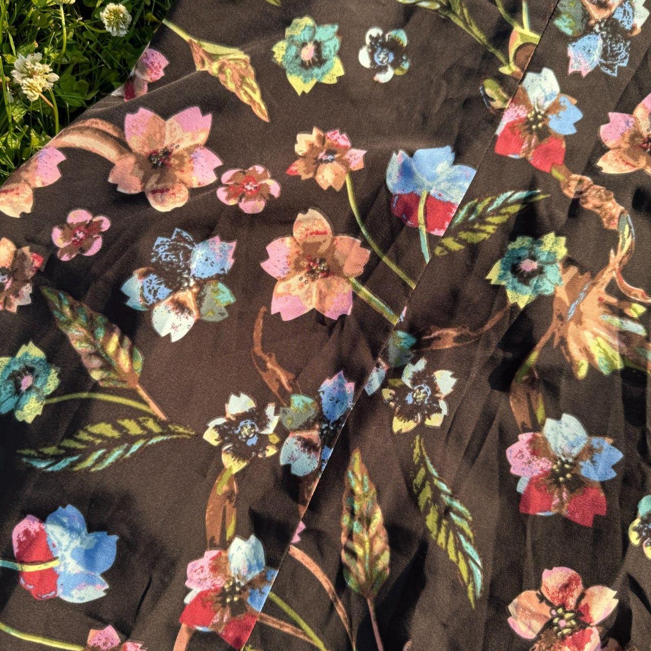 Source Unknown Women's Skirt - Multi - L – VTG Fl… - image 2