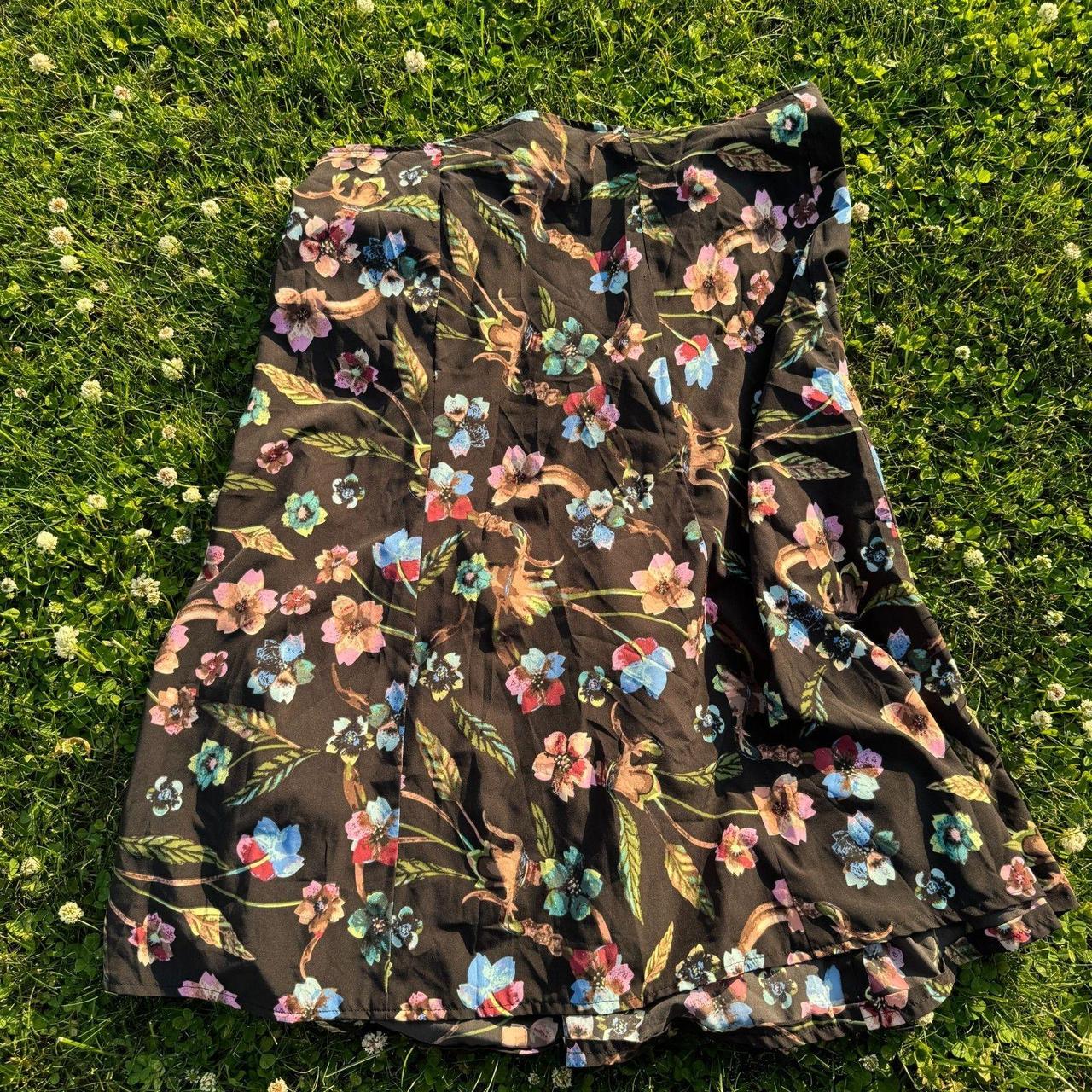 Source Unknown Women's Skirt - Multi - L – VTG Fl… - image 1