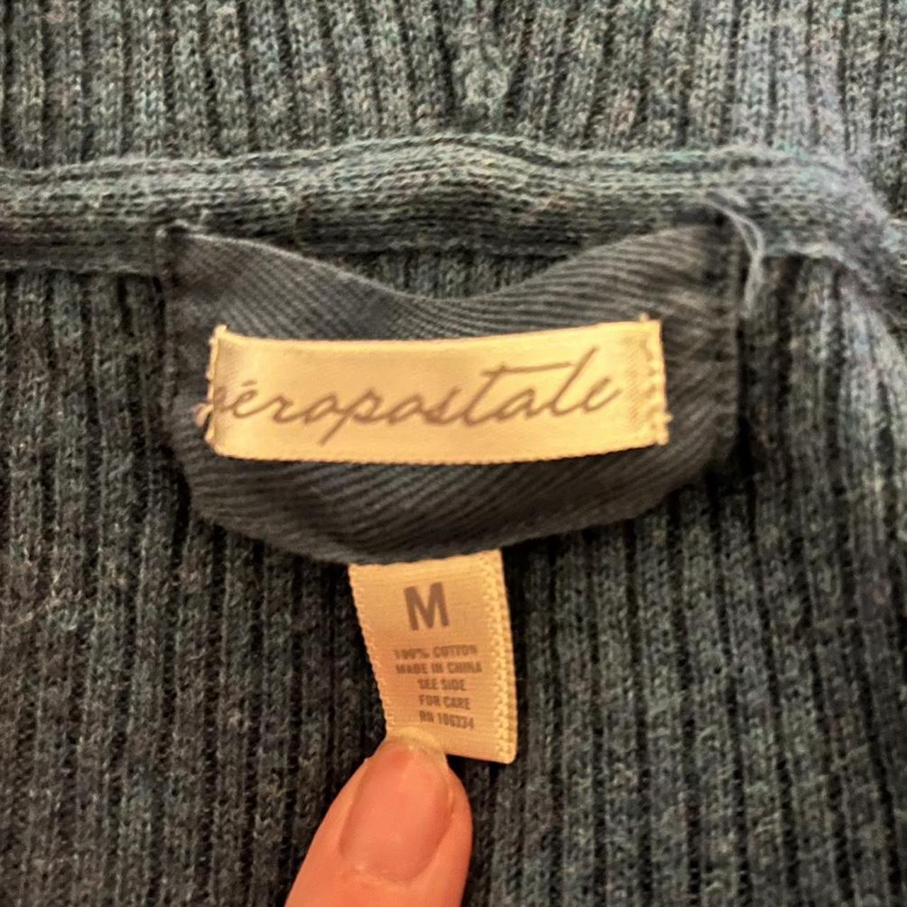 Aeropostale navy blue baby doll sweater Bought in... - Depop