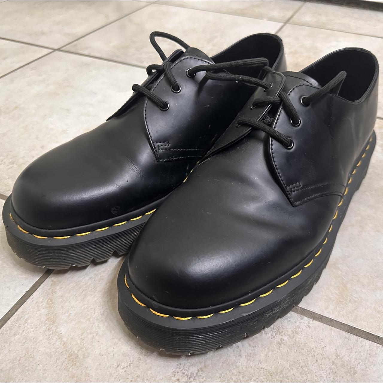 doc marten 1461 BEX SMOOTH LEATHER OXFORD SHOES size... - Depop