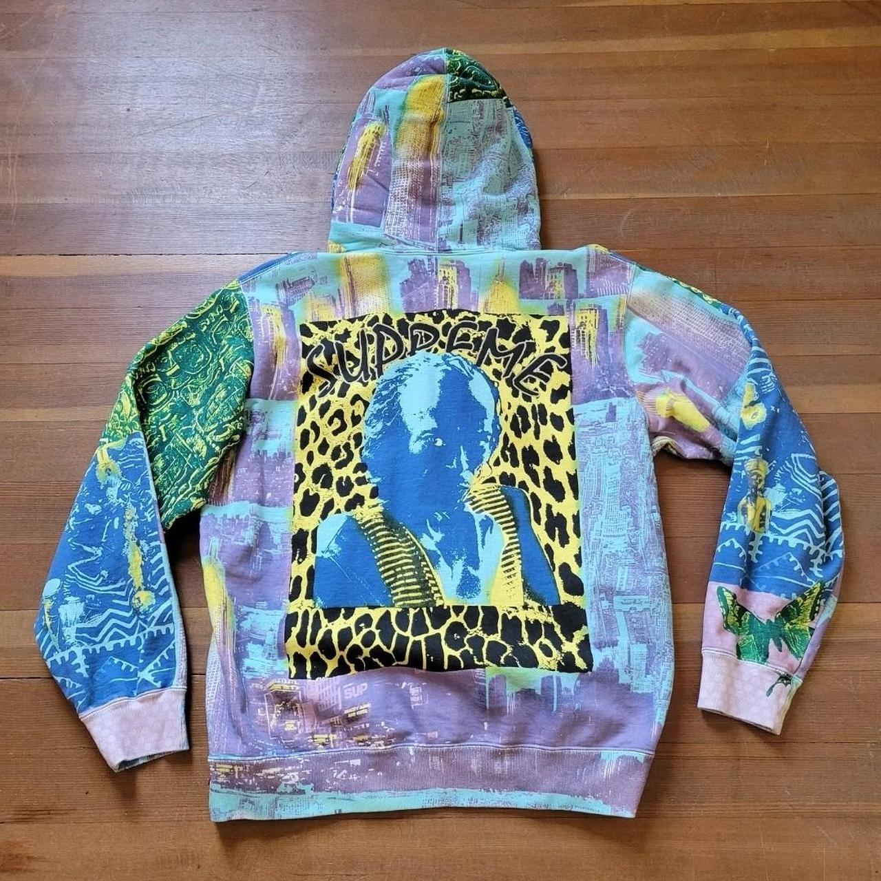 y2k 2020 SUPREME Miles Davis Hooded Sweatshirt... - Depop