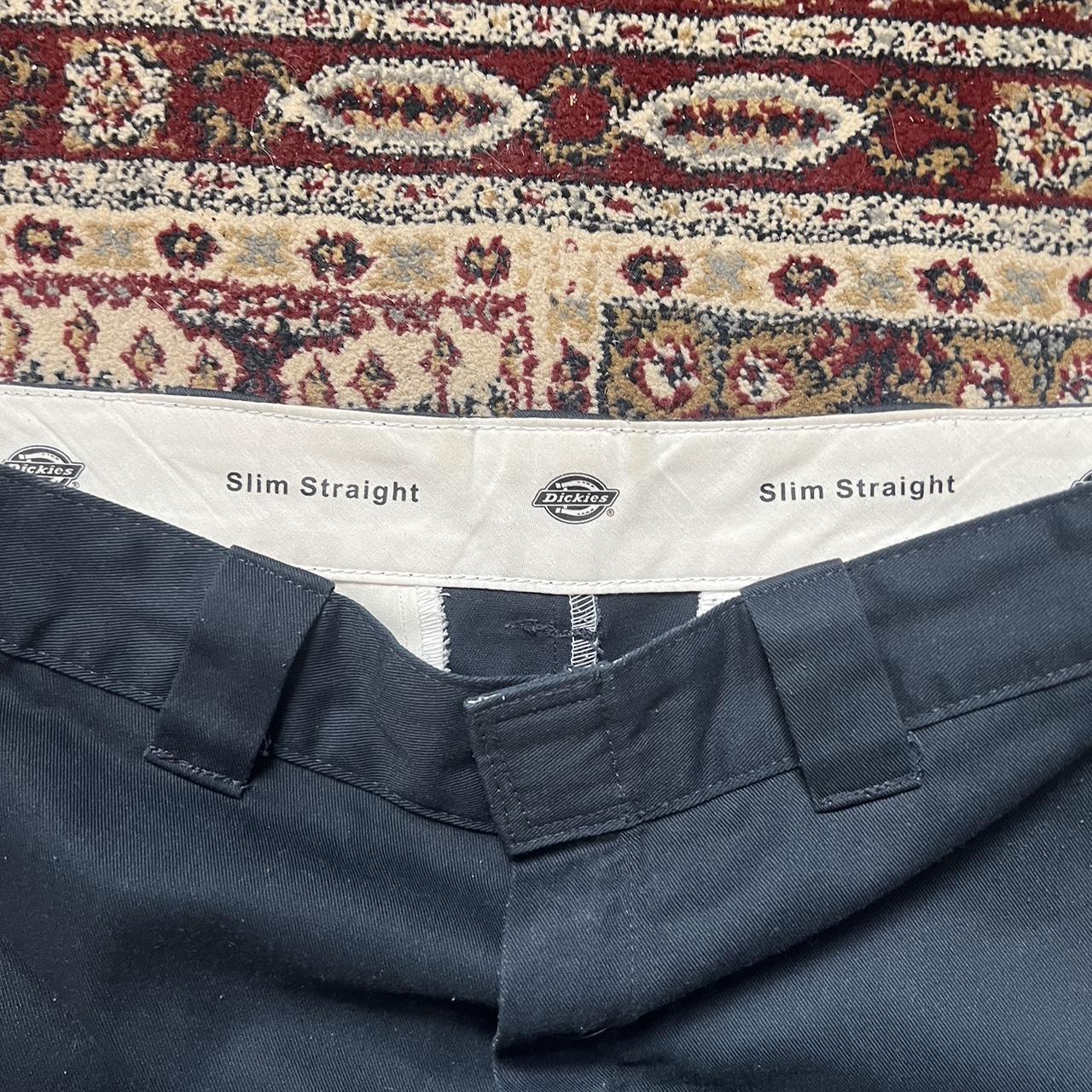 Navy Dickies 873 Slim Straight Work Pants 32x32 Depop