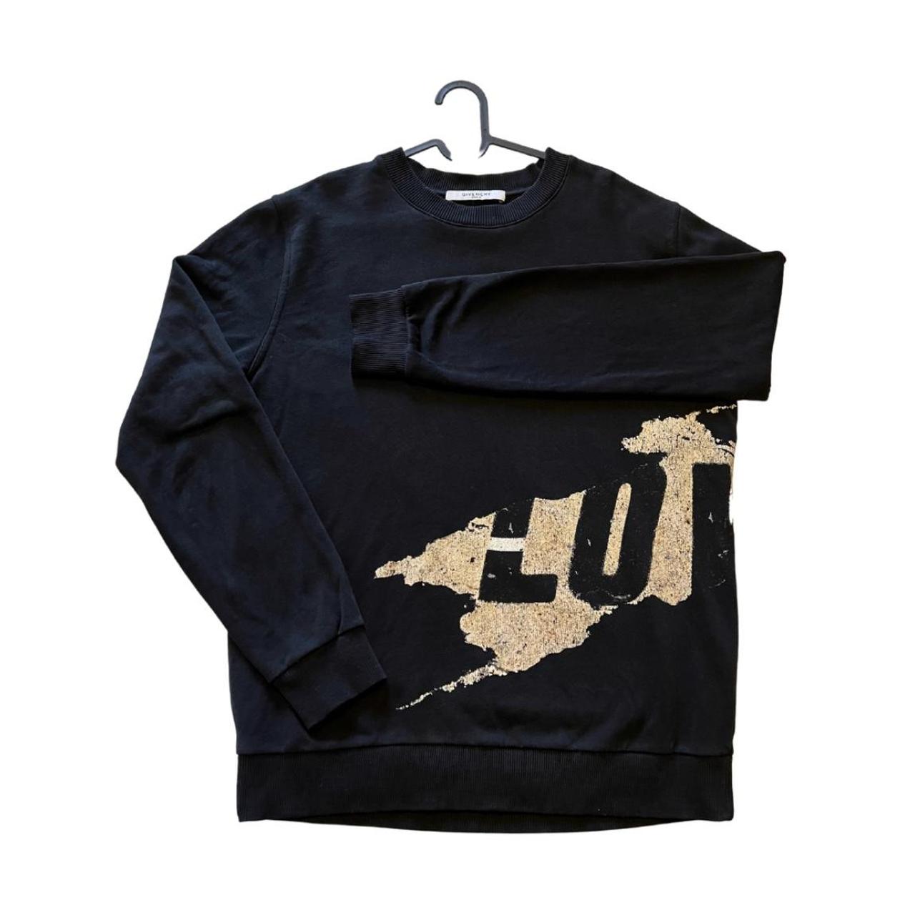 GIVENCHY BLACK LOVE TORN PRINT COLUMBIAN-FIT,