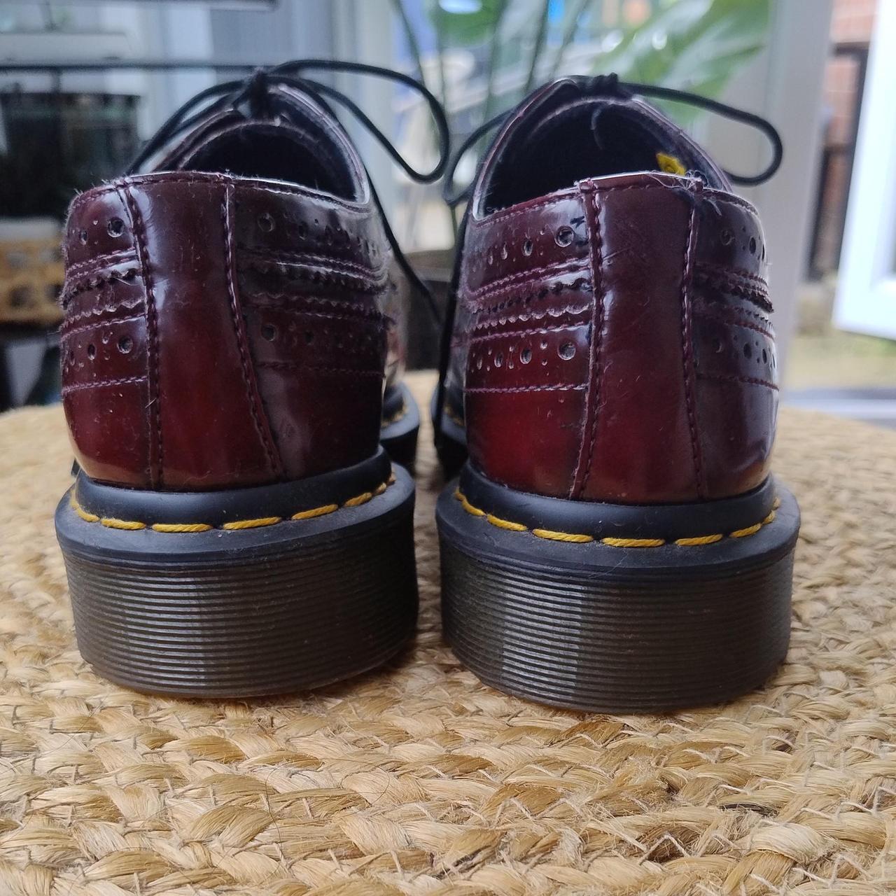 Dr Martens 3989 Burgundy brogues Size 5 Worn . Depop