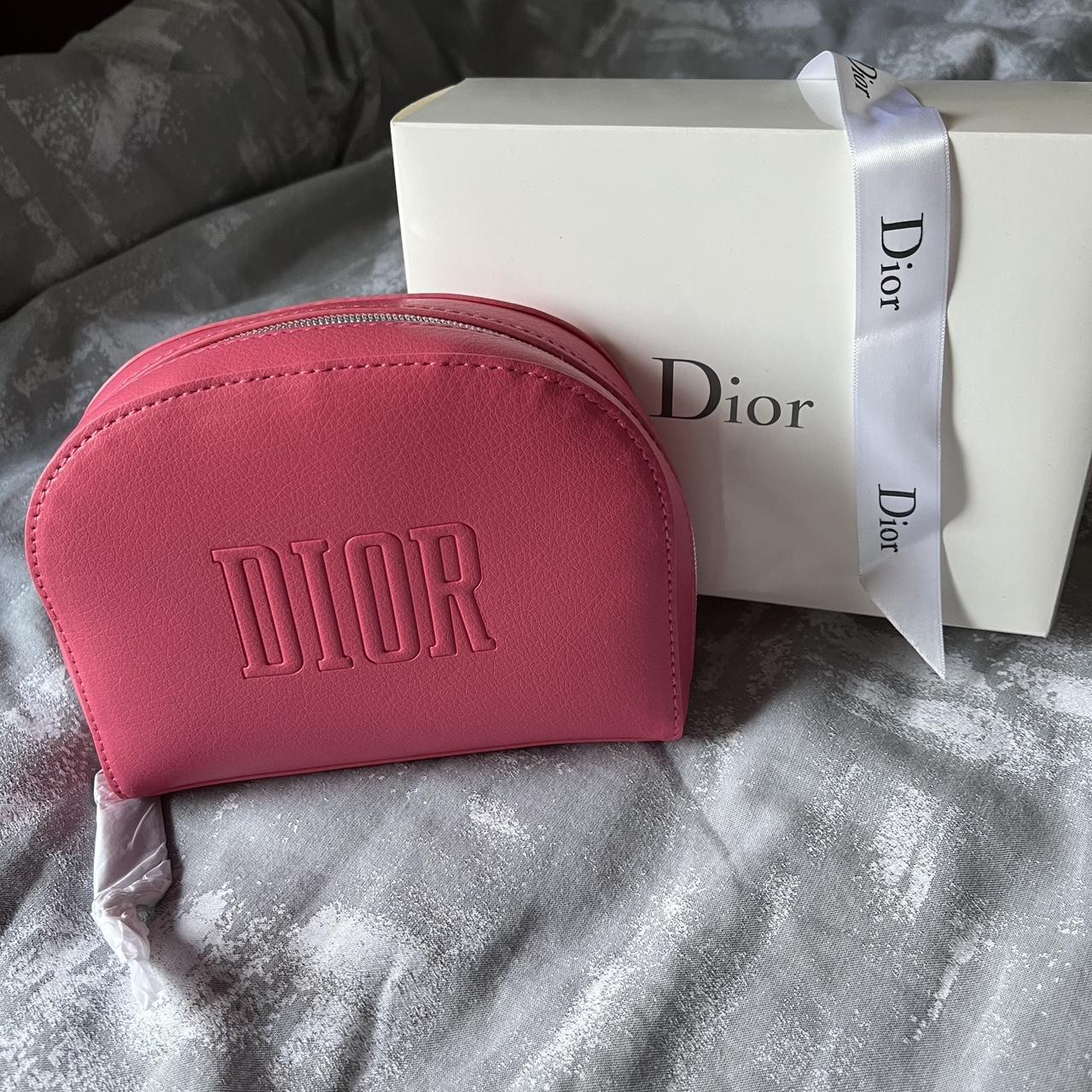 DIOR Pink & Red Makeup Cosmetic 2024 Bag