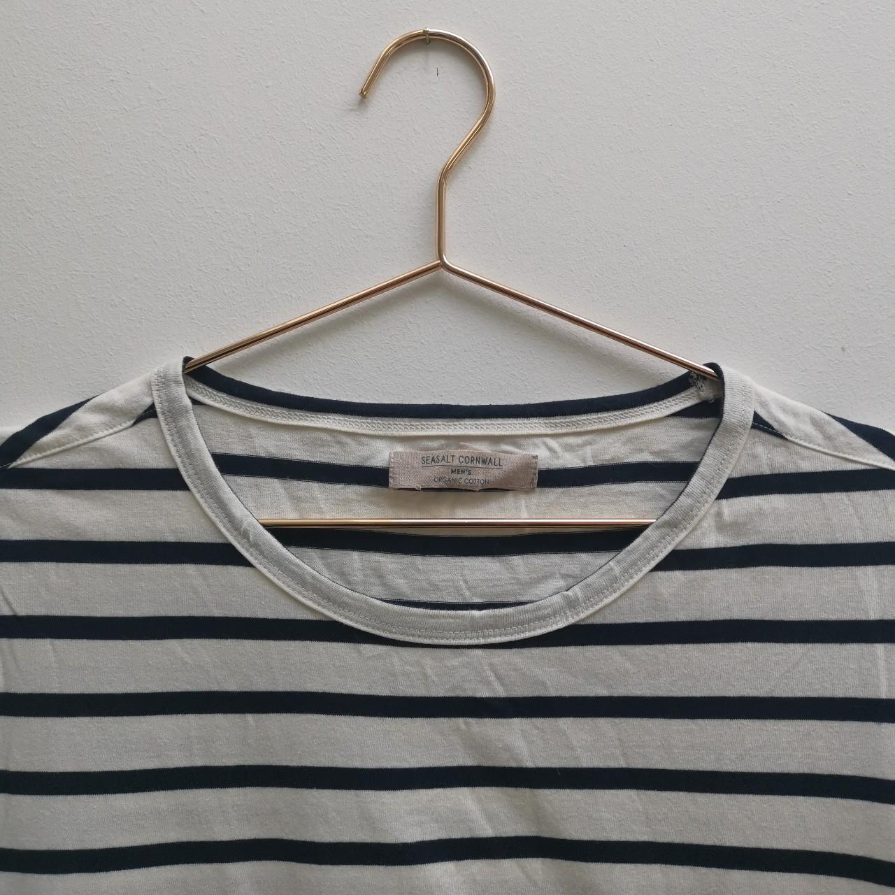 Seasalt Mens Seven Seas Sailor Tee Colour: black   Depop