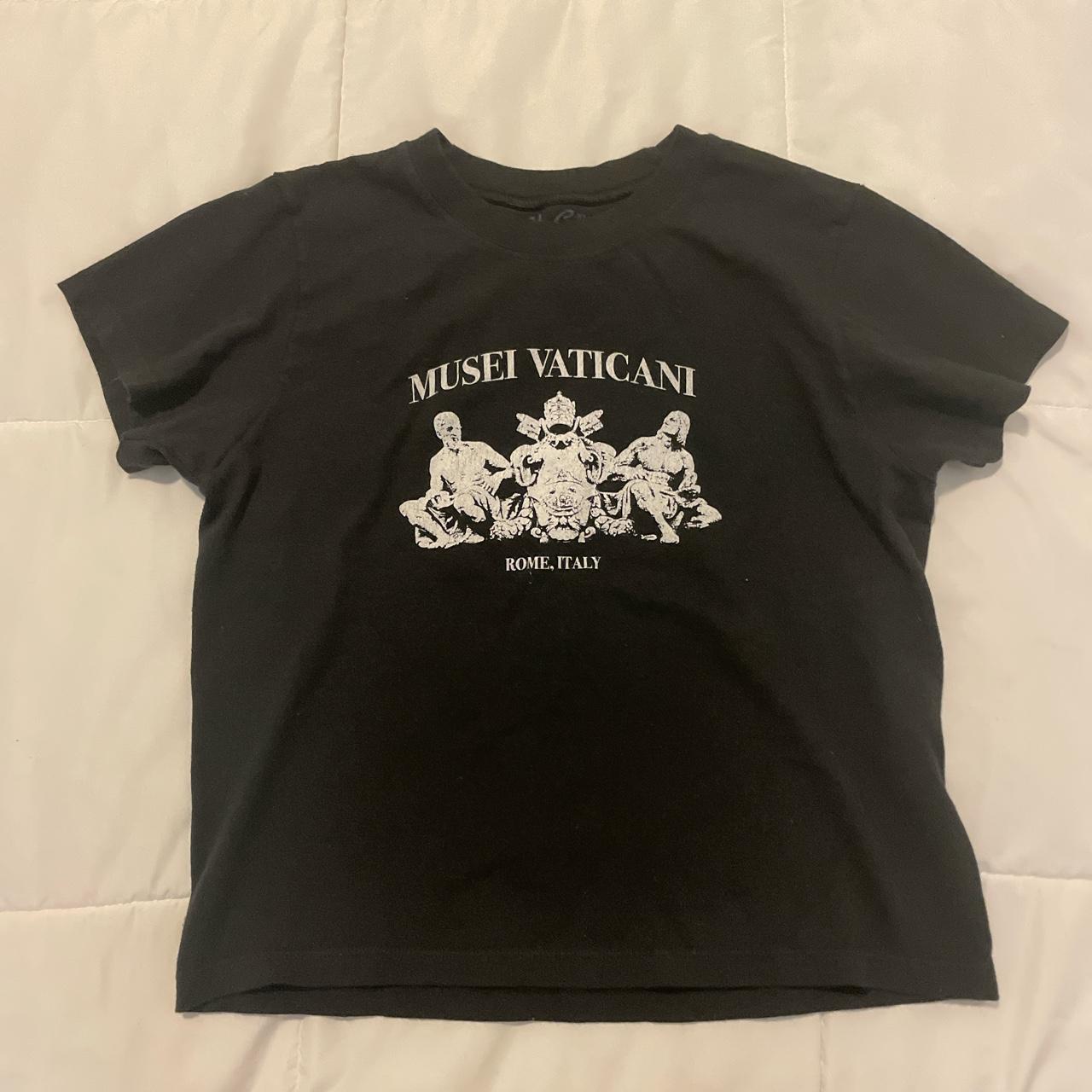 musei vatican rome italy brandy melville tee no... Depop