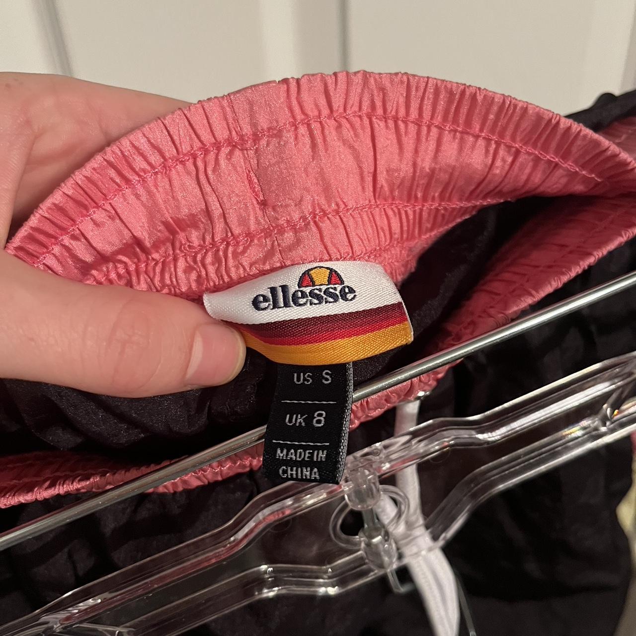 Ellesse Women's Pink and Yellow Shorts (3)