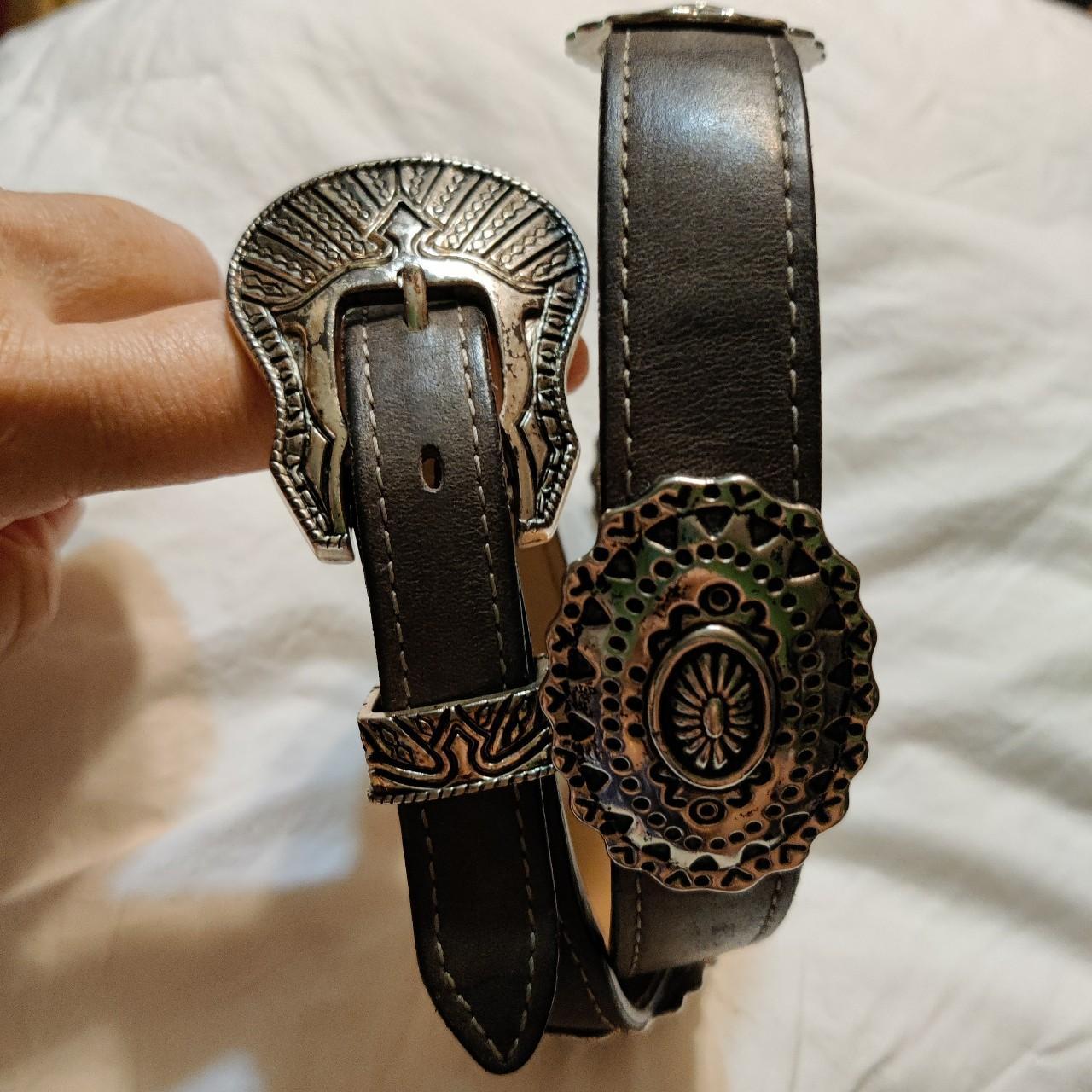 Vintage Western concho belt. Would go great with... - Depop