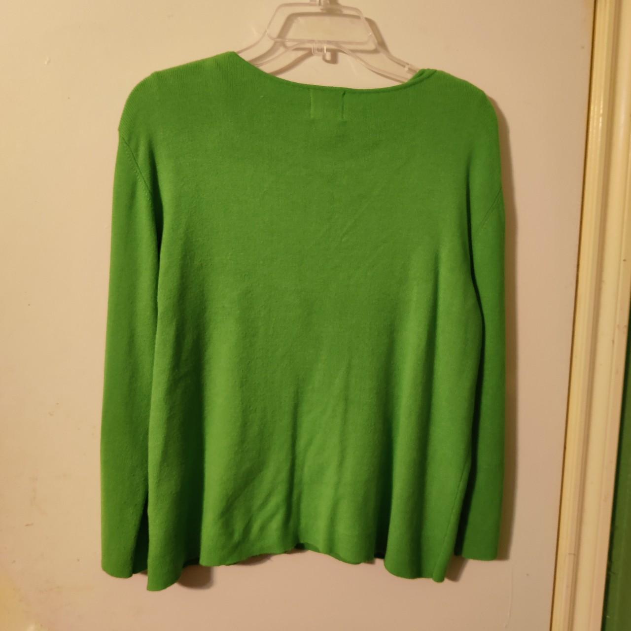 Ruby Rd. Women's Sweater - Green/Multi - L – 2 pi… - image 4