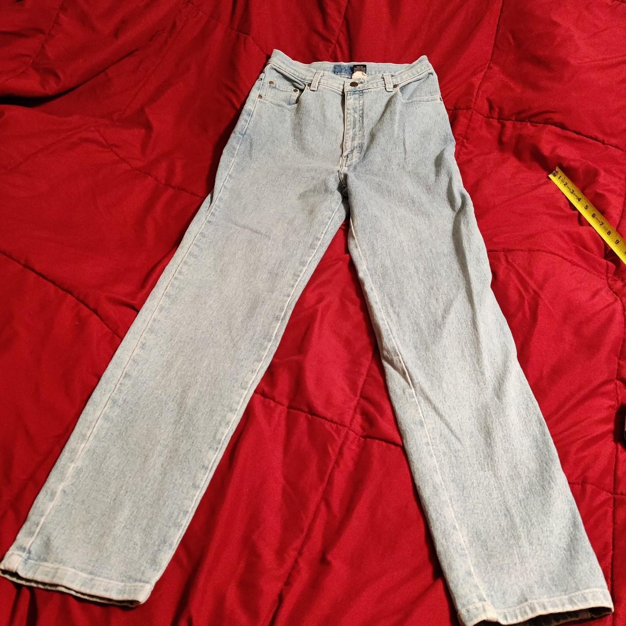 Style Co Women's Bootcut Acid-washed Jeans White/Blue 26 - Main Image