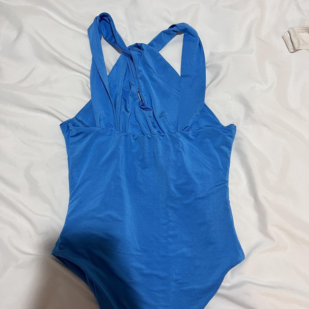 Women's Blue Bodysuit | Depop