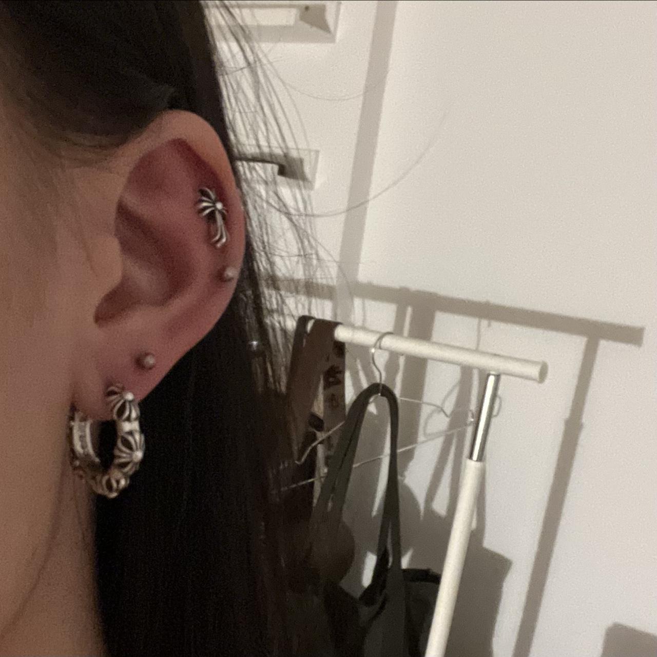 chrome hearts hoop earring [100% authentic] price | Depop