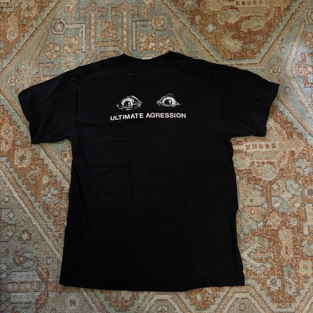 Black Year of the Knife Ultimate Agression band tee... Depop
