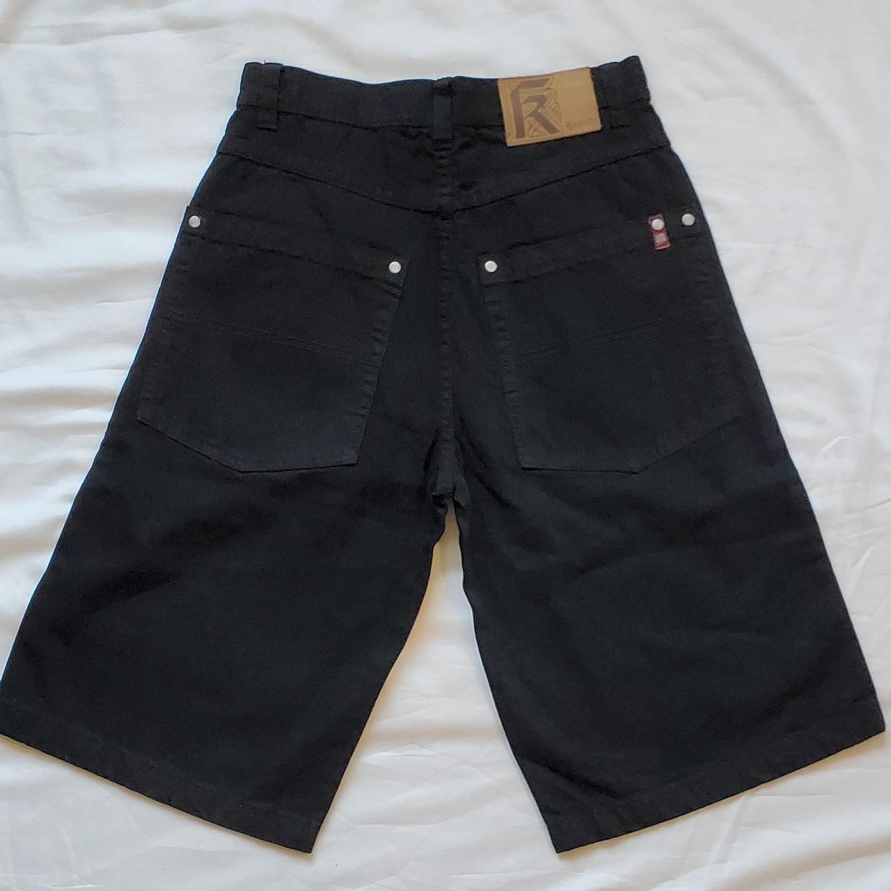 Vintage Black Denim Shorts Jean Shorts Guess Jeans Size 14 Baggy