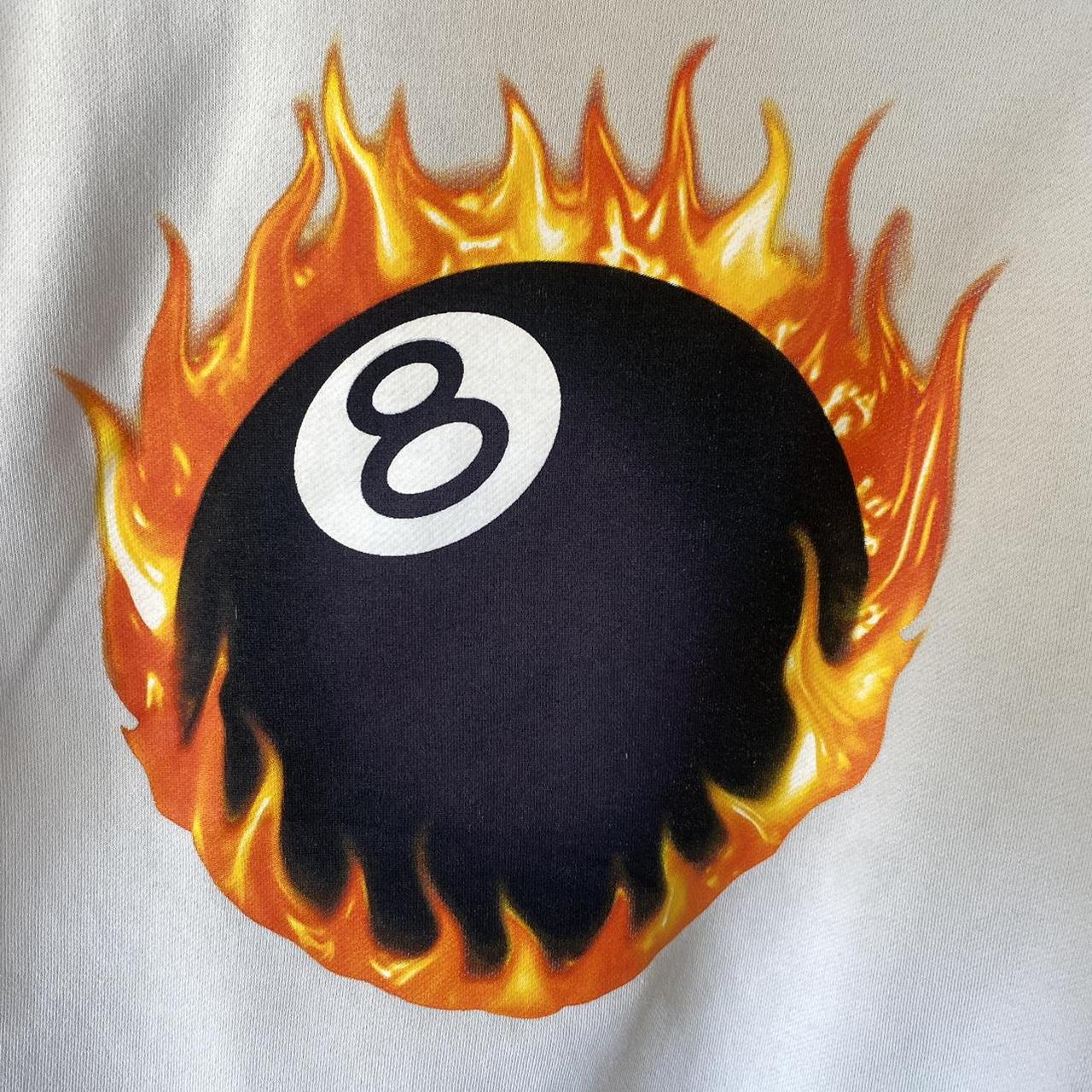 Stussy Flame Ball Hoodie Men’s Size Medium