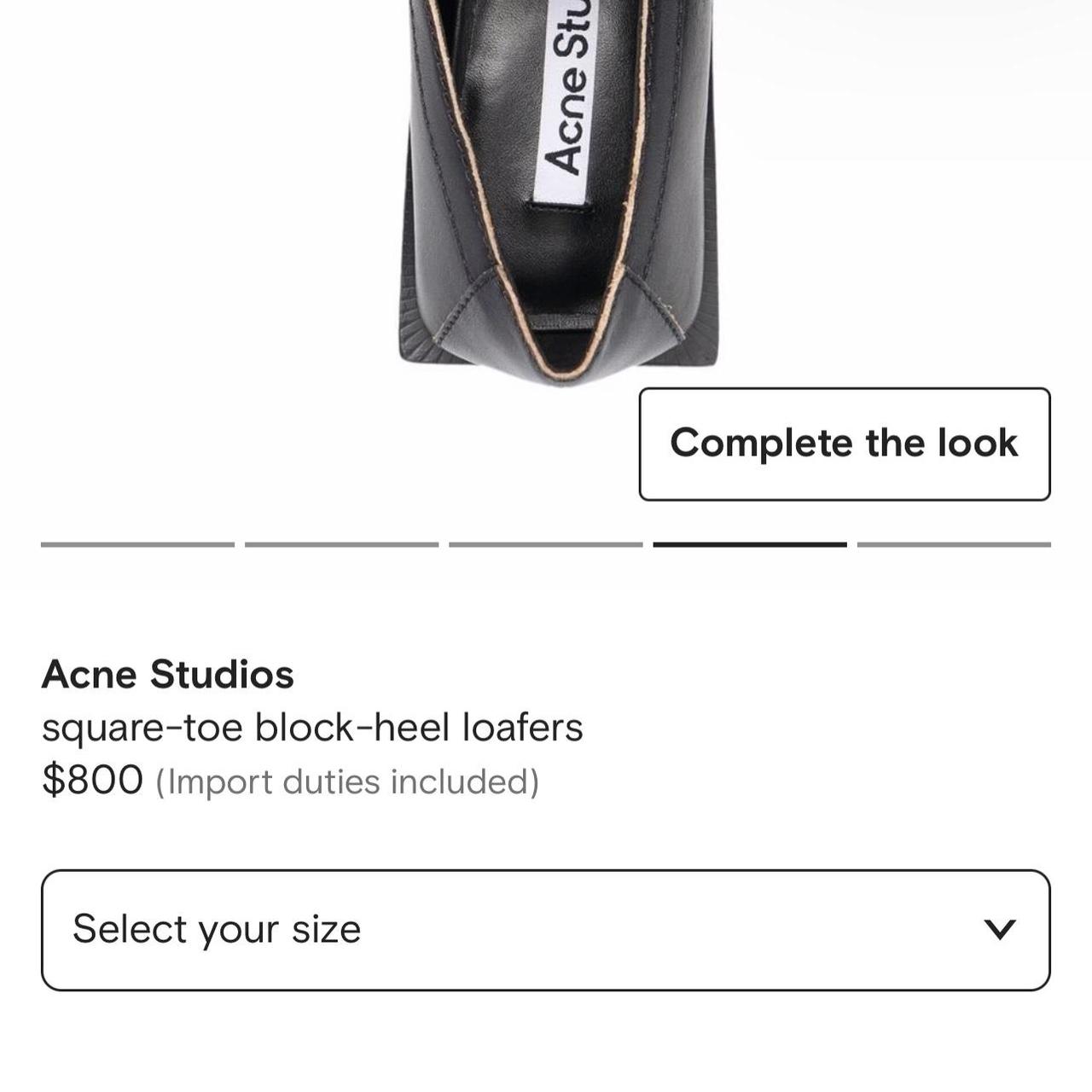 Acne Studios::ローファー:45[RESALE] Loafers - Acne Studios - Faded Blue - Leather