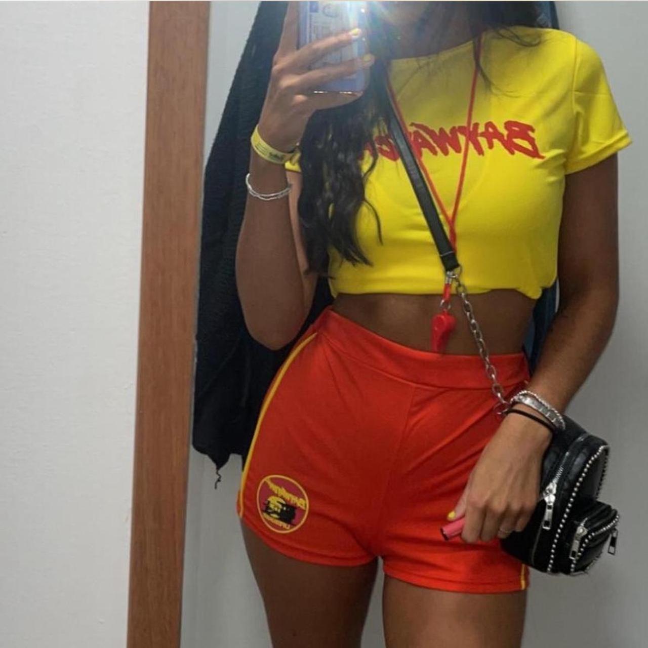 Baywaych lifeguard set fancy dress. Worn once. Size S - Depop