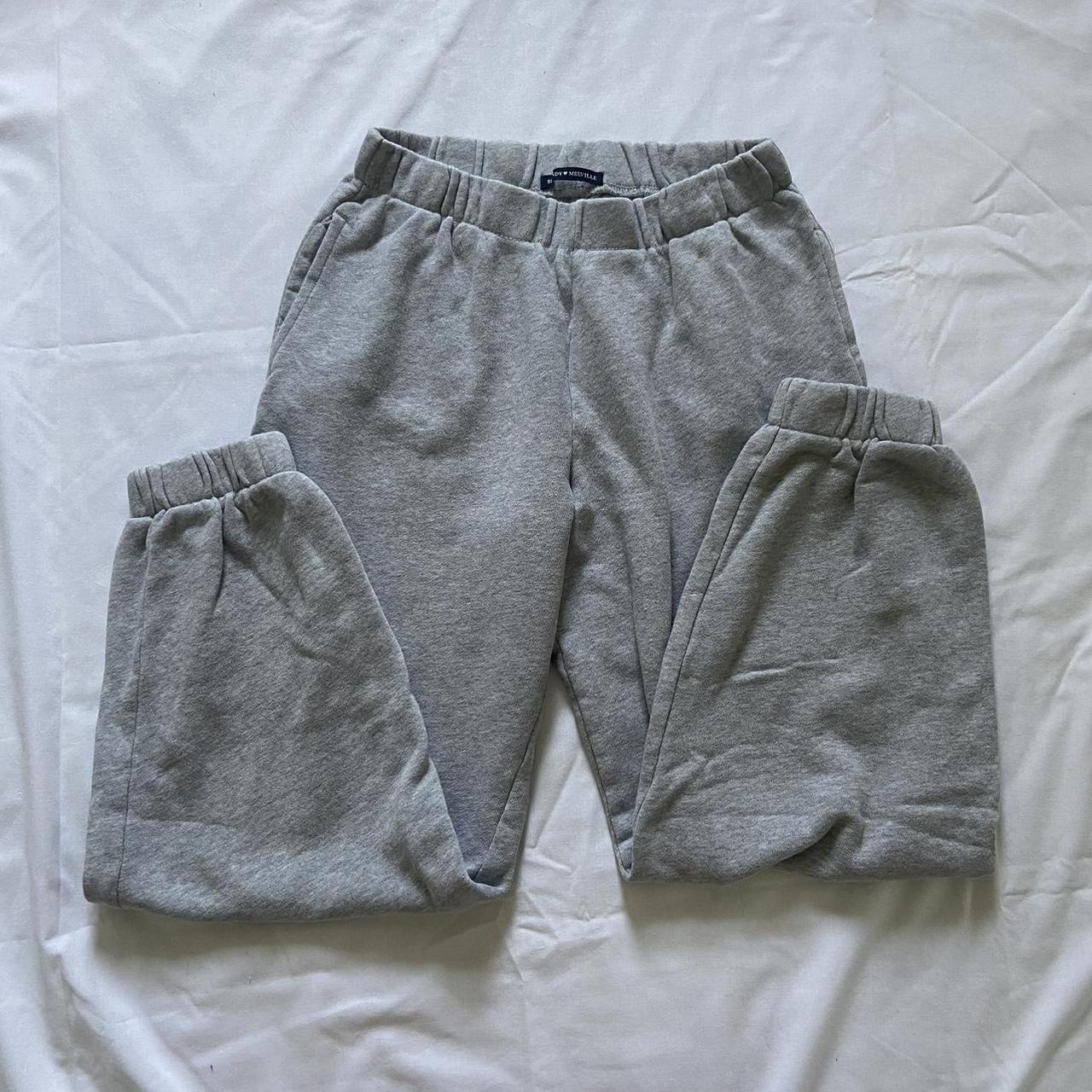 Brandy Melville Grey Sweatpants One Small Stain On Depop   P0 