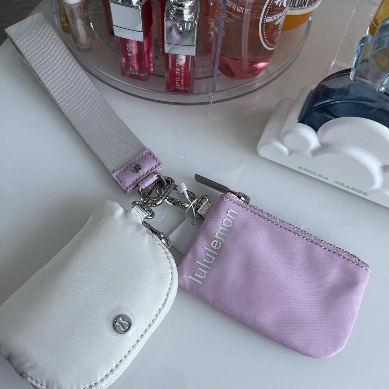 Lululemon Women's White and Pink Wallet-purses | Depop