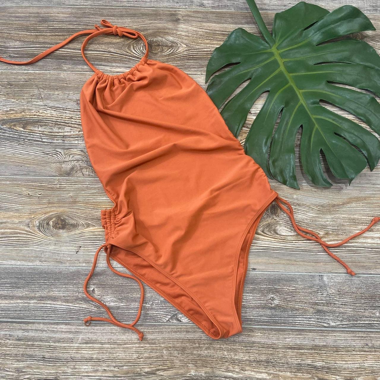 Forever 21 orange swimsuit online