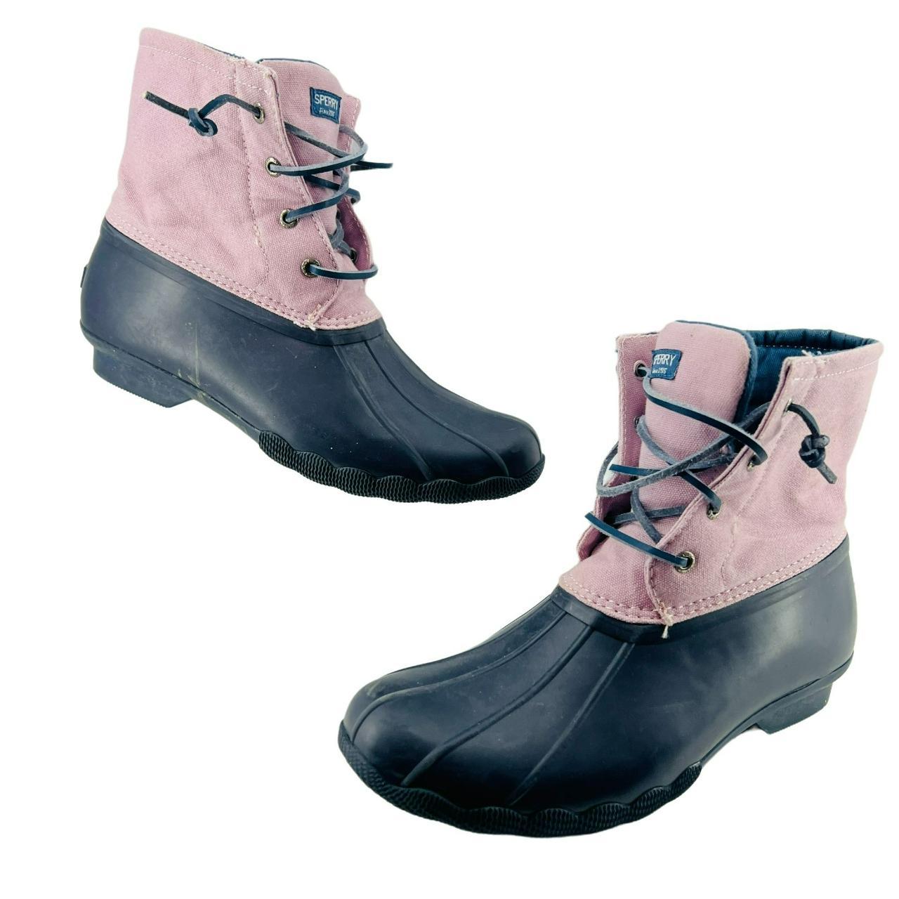 sperry duck boots women pink