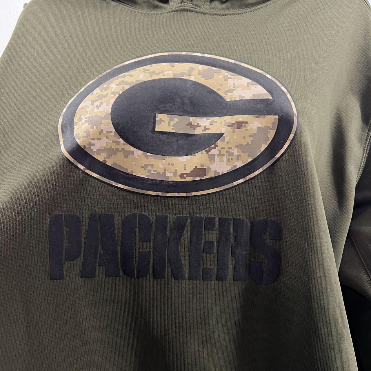 Nike Green Bay Packers NFL salute to service hoodie. - Depop