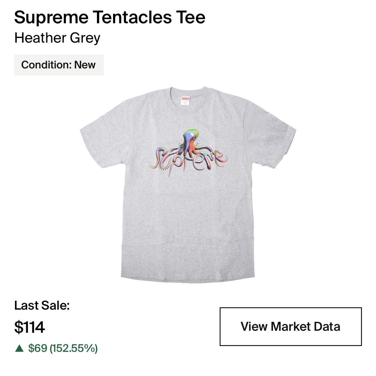 Supreme tentacles outlet tee