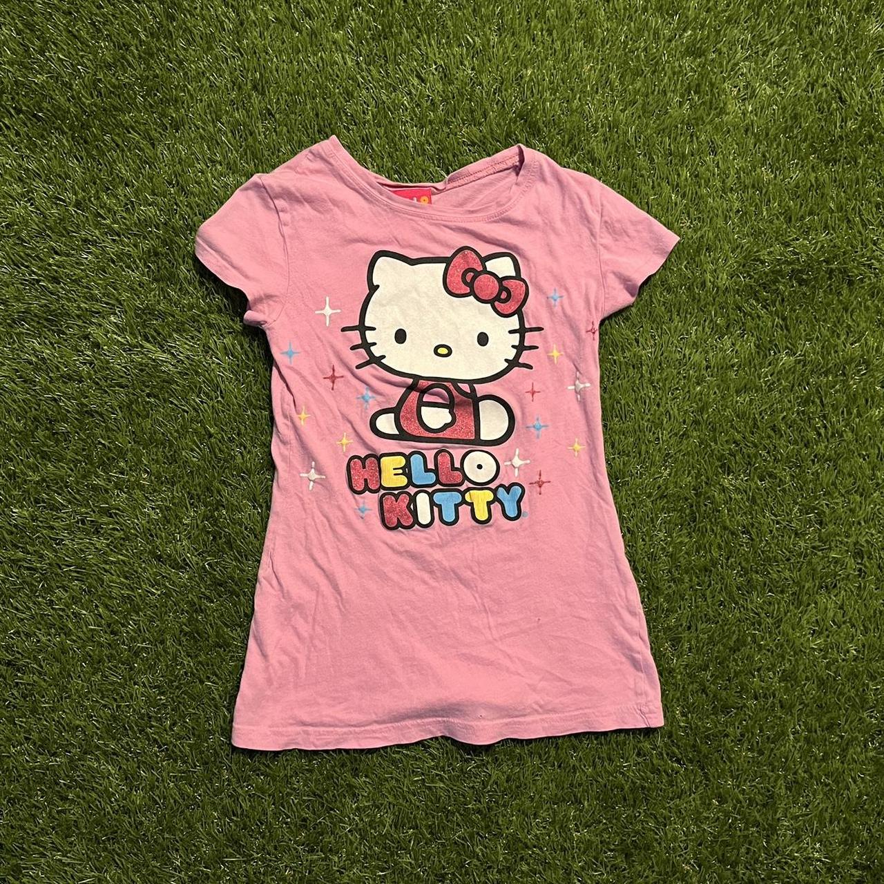 Hello Kitty Womens T Shirt Depop 3822