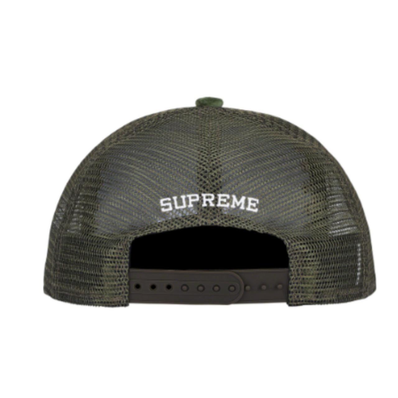 supreme studded velvet cap black-