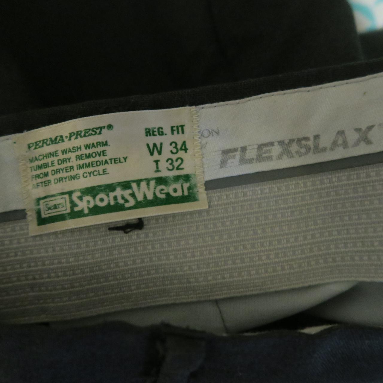 Item: VTG 70s Sears Sportswear Perma-Prest Flexslax...