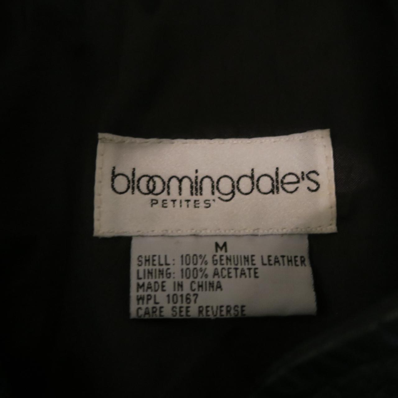 Bloomingdales petite outlet leather jacket