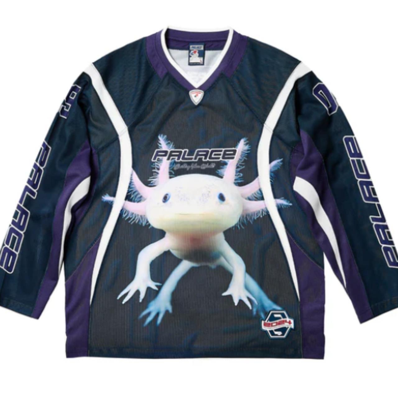 トップス PALACE Building Your World Hockey Jersey Palace Building Your World Hockey Jersey Blue Size Small