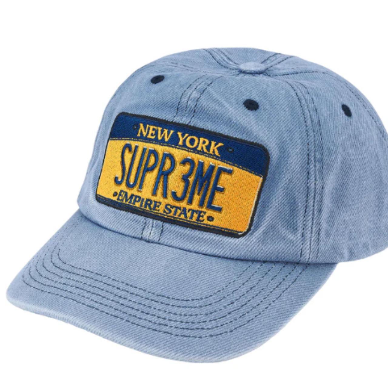 Item: Supreme Denim Collar Half Zip Sweatshirt | Depop