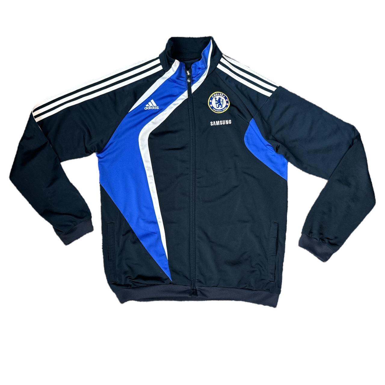 Chelsea Adidas Football Track Jacket Training Mens... Depop