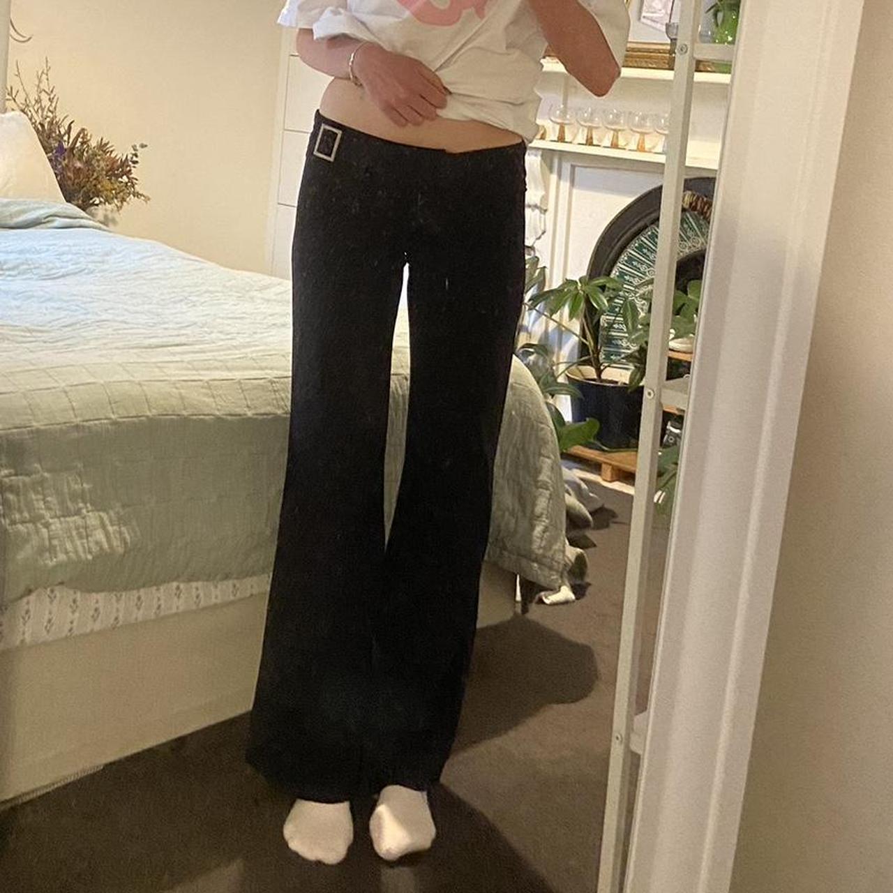 Dollhouse low rise pants so stitching is... Depop