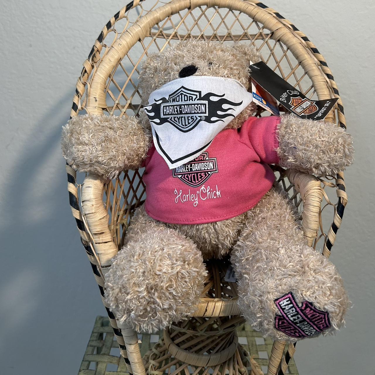 Vintage 2008 Harley Davidson Teddy Bear With tags | Depop