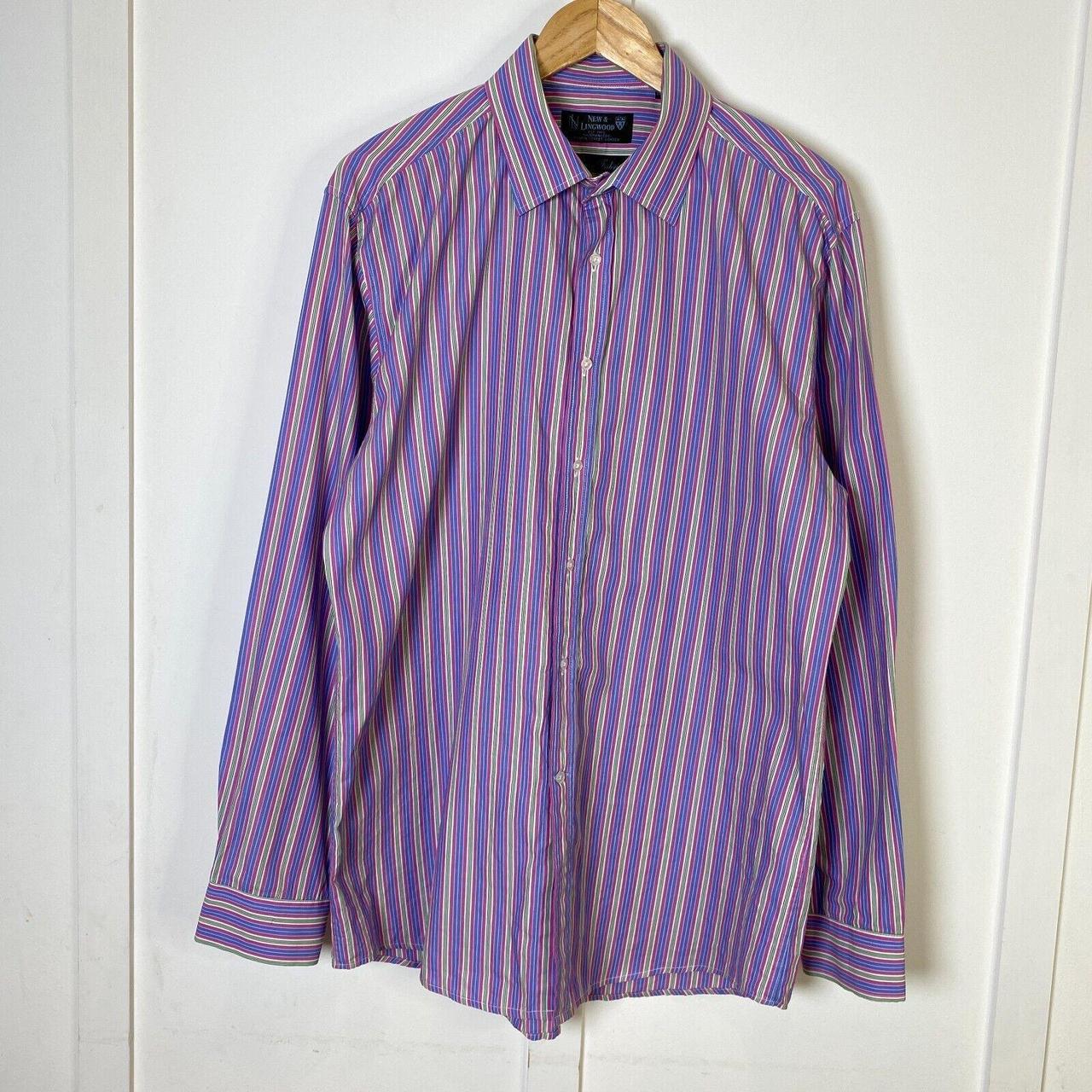 new-lingwood-striped-shirt-size-16-5-up-for-depop